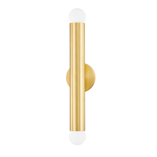 Taylor Wall Sconce - 2-Light - Aged Brass - Mitzi H602102-AGB