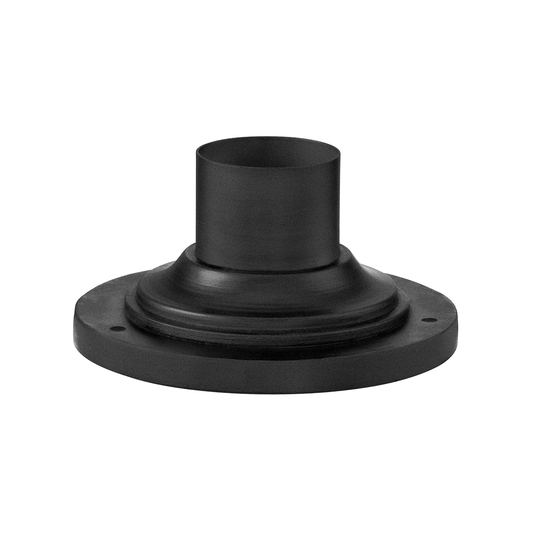 Textured Black Round Pier Mount - 0-Light - Textured Black - Troy Lighting PMB4942-TBK