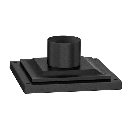 Textured Black Square Pier Mount - 0-Light - Textured Black - Troy Lighting PMB4941-TBK