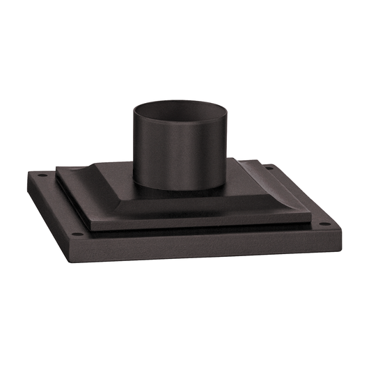 Textured Bronze Square Pier Mount - 0-Light - Textured Bronze - Troy Lighting PMB4941-TBZ