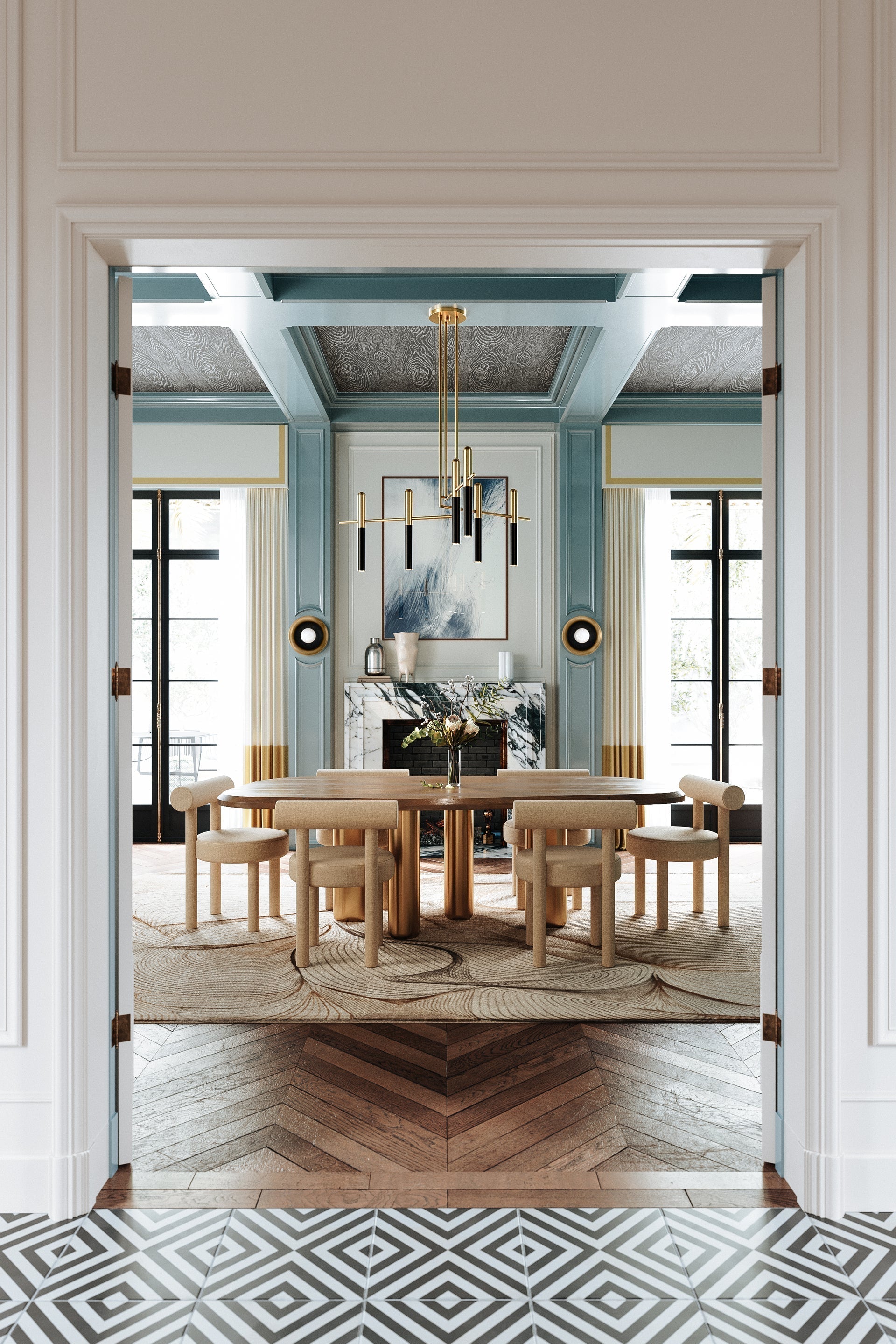 Thurston Chandelier by Hudson Valley Lighting