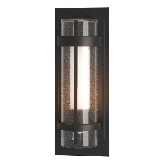 Torch Large Outdoor Sconce - Coastal Black by Hubbardton Forge