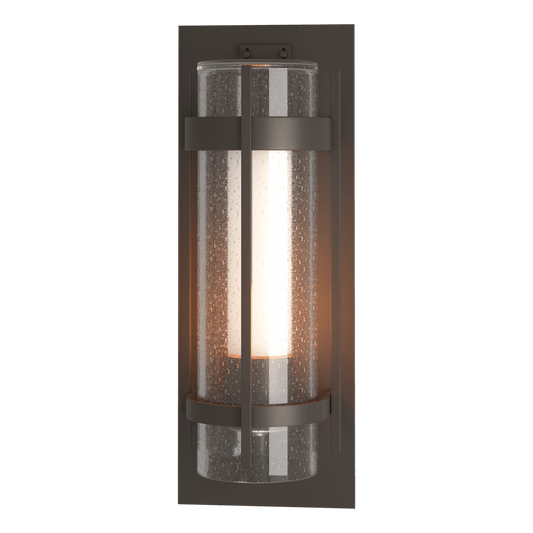 Torch Large Outdoor Sconce - Coastal Dark Smoke by Hubbardton Forge