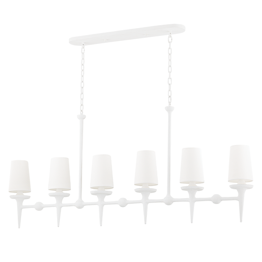 Torch Linear - White Plaster by Hudson Valley Lighting