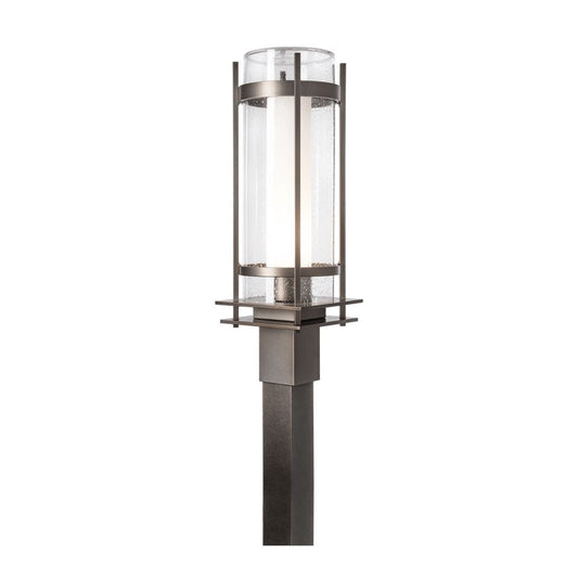 Torch Outdoor Post Light - Coastal Dark Smoke by Hubbardton Forge