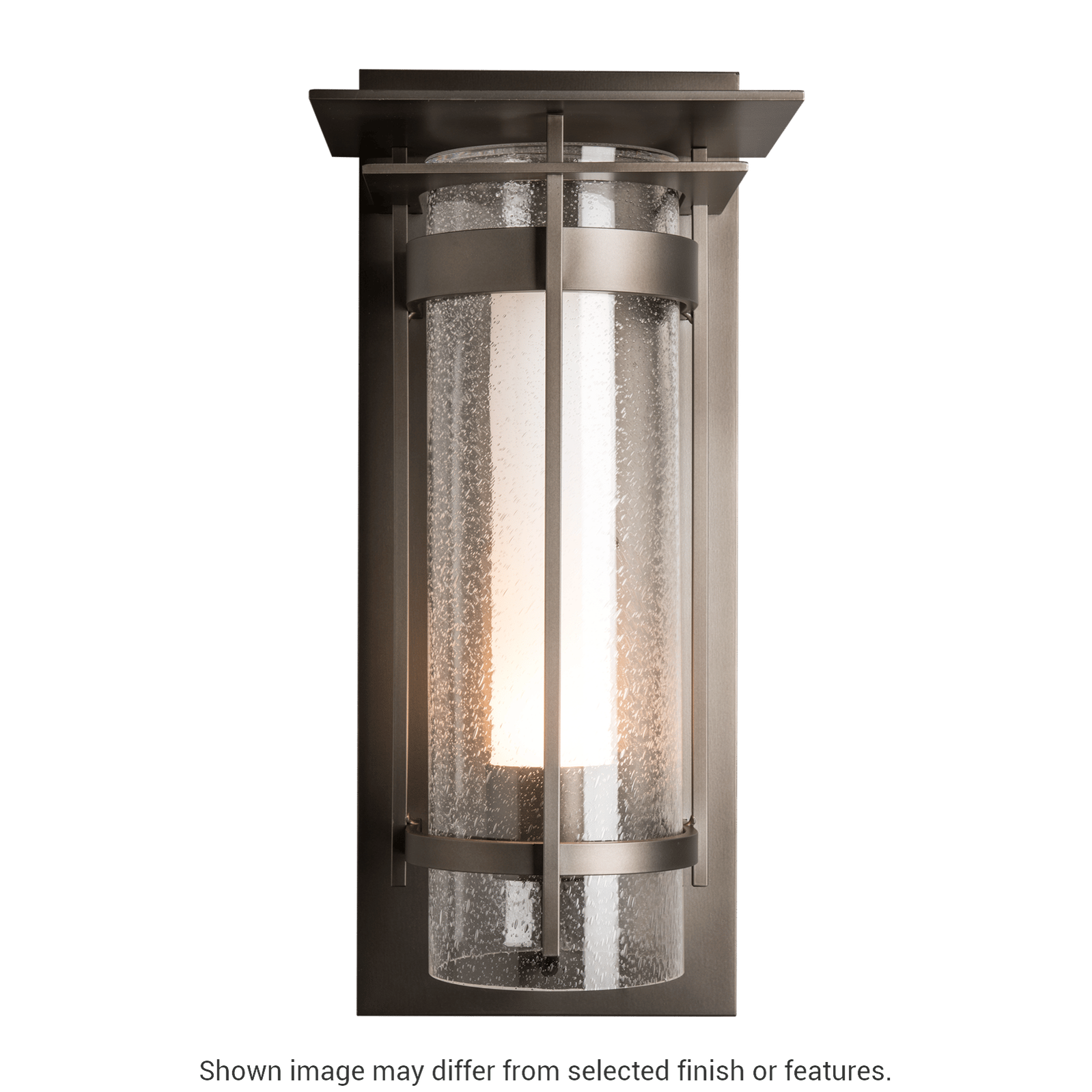Torch with Top Plate Large Outdoor Sconce - White by Hubbardton Forge