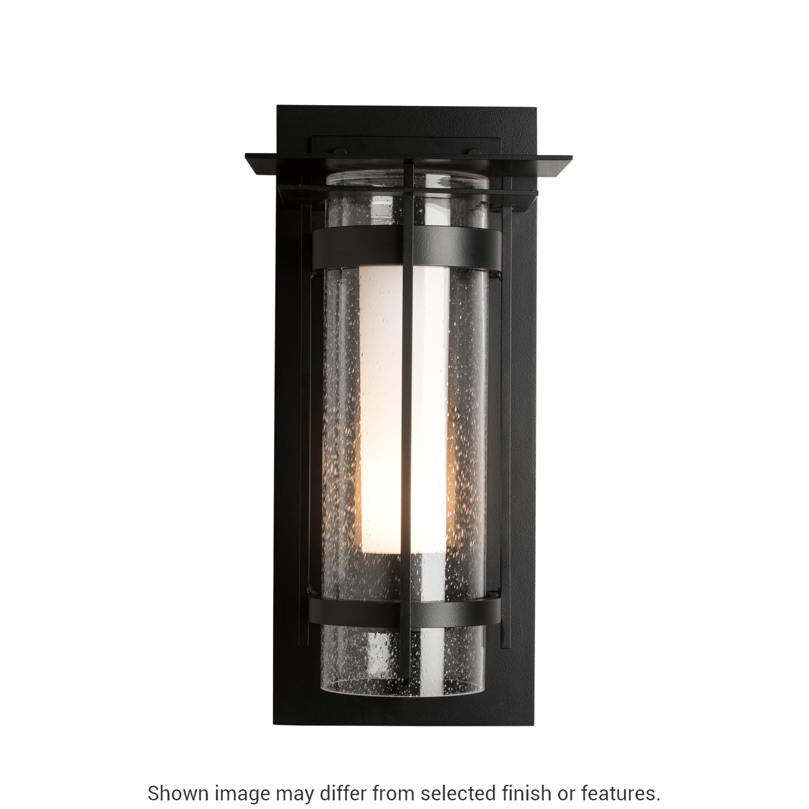 Torch with Top Plate Outdoor Sconce - White by Hubbardton Forge