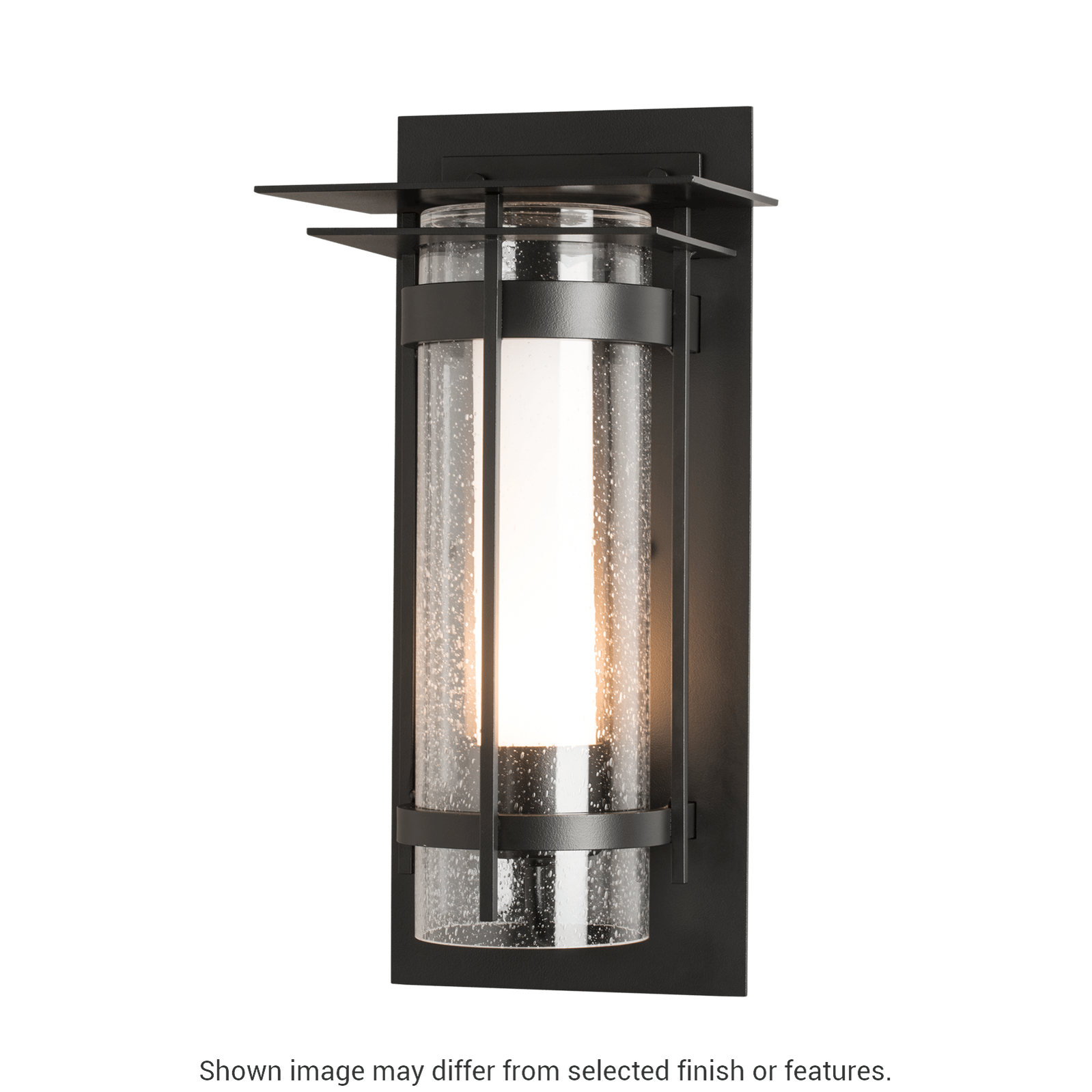Torch with Top Plate Outdoor Sconce - White by Hubbardton Forge