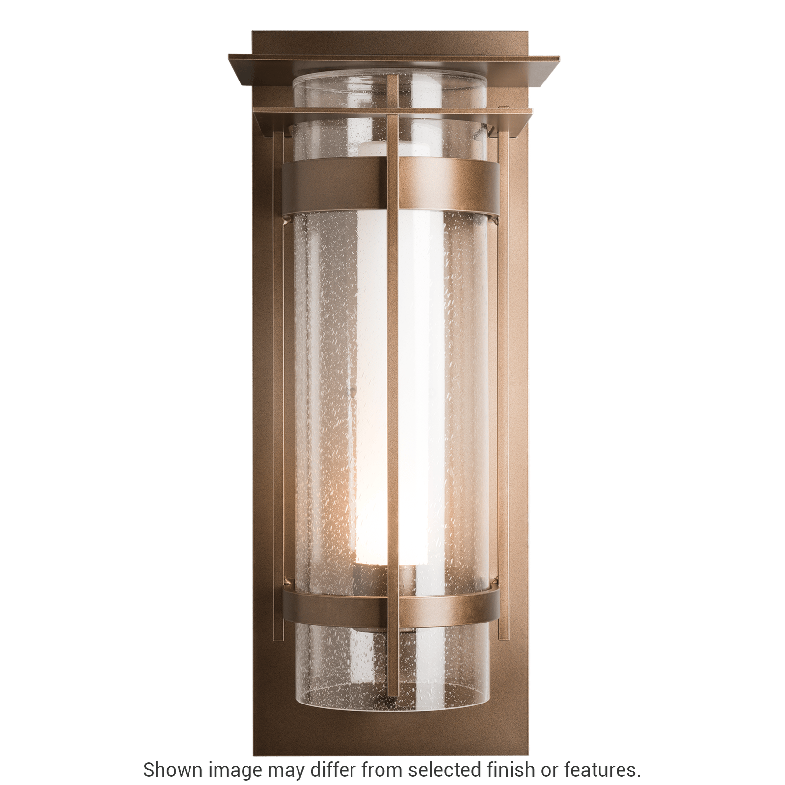 Torch XL Outdoor Sconce with Top Plate - White by Hubbardton Forge