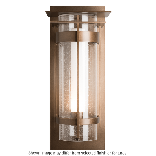 Torch XL Outdoor Sconce with Top Plate - White by Hubbardton Forge