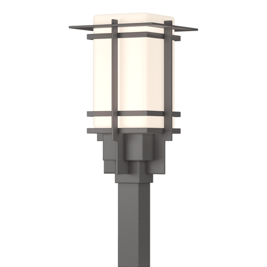 Tourou Outdoor Post Light - Coastal Burnished Steel by Hubbardton Forge