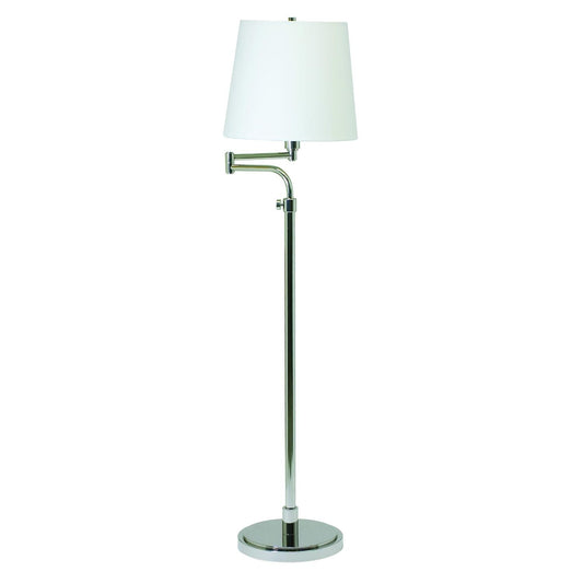 Townhouse Adjustable Swing Arm Floor Lamp - TH700-PN - Polished Nickel by House of Troy