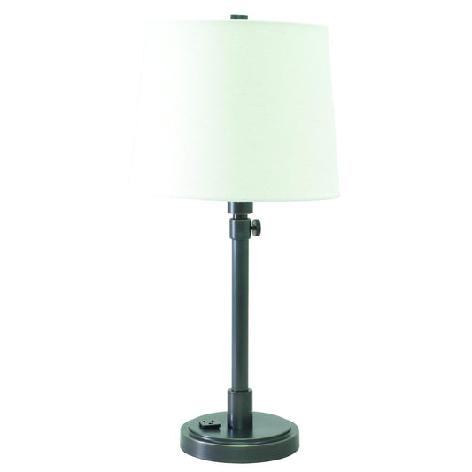 Townhouse Adjustable Table Lamp with Convenience Outlet - TH751-OB - Oil Rubbed Bronze by House of Troy