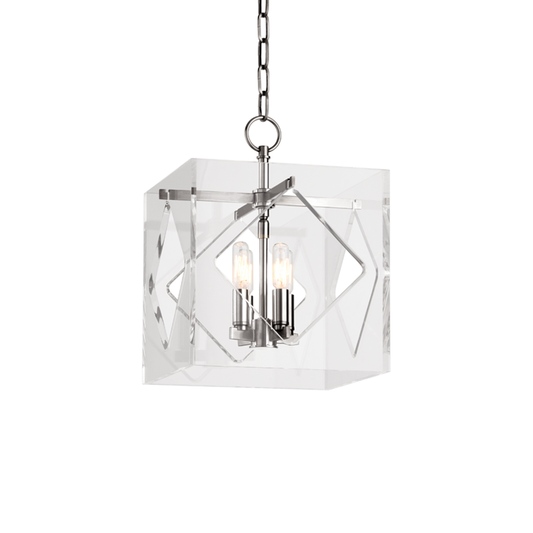 Travis Lantern - 4-Light - Polished Nickel by Hudson Valley Lighting