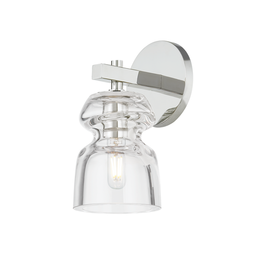 Trey Wall Sconce - 1-Light - Polished Nickel - Troy Lighting B1109-PN