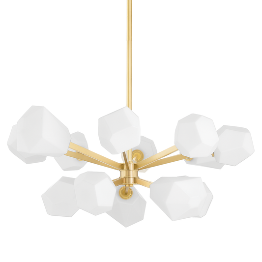 Tring Chandelier - Aged Brass by Hudson Valley Lighting