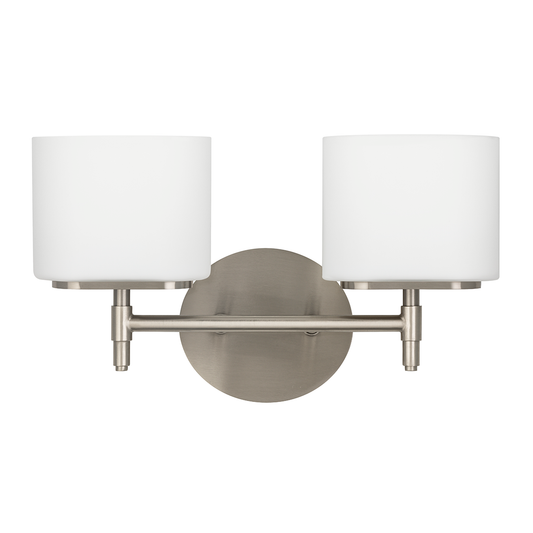 Trinity Vanity Light - 2-Light - Satin Nickel by Hudson Valley Lighting