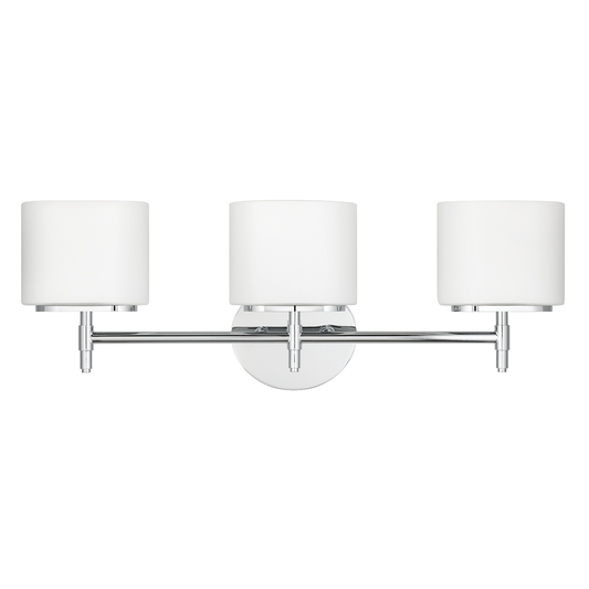 Trinity Vanity Light - 3-Light - Polished Chrome by Hudson Valley Lighting