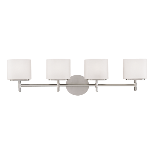Trinity Vanity Light - 4-Light - Satin Nickel by Hudson Valley Lighting