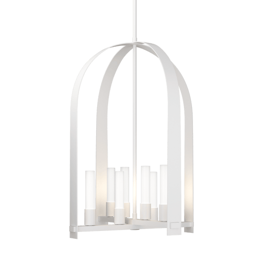 Triomphe 8-Light Pendant - White by Hubbardton Forge