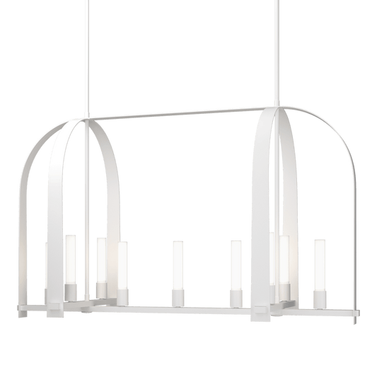 Triomphe 9-Light Linear Pendant - White by Hubbardton Forge
