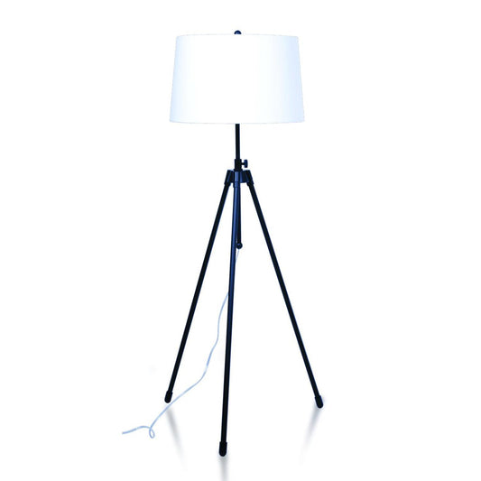 Tripod Adjustable Floor Lamp - TR201-BLK - Black by House of Troy