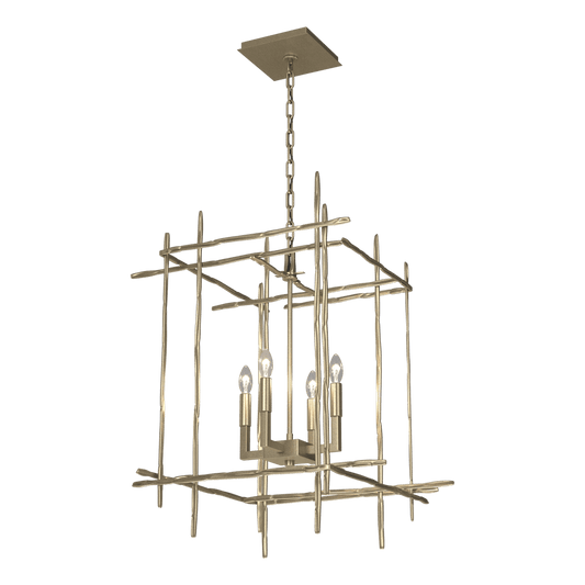 Tura 4-Light Medium Chandelier - Soft Gold by Hubbardton Forge