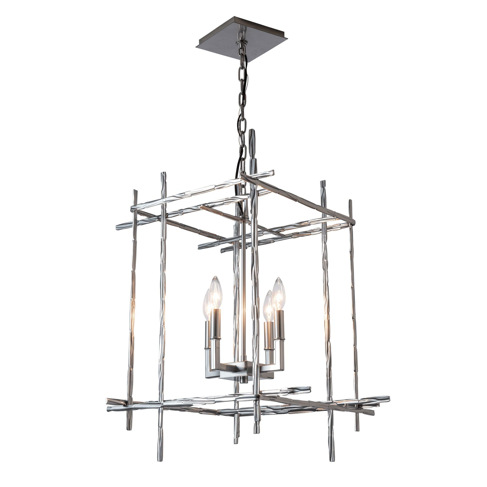 Tura 4-Light Medium Chandelier - Sterling by Hubbardton Forge