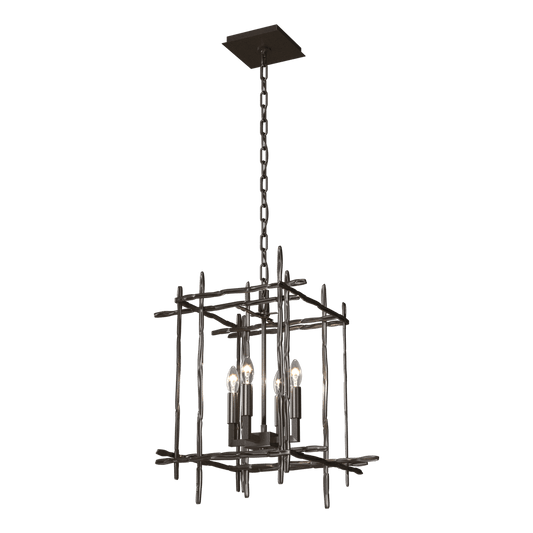 Tura 4-Light Small Chandelier - Oil Rubbed Bronze by Hubbardton Forge