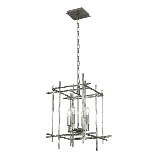 Tura 4-Light Small Chandelier - Sterling by Hubbardton Forge