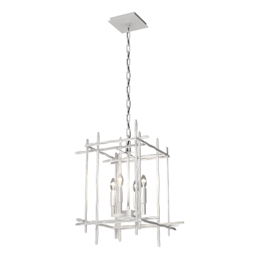 Tura 4-Light Small Chandelier - White by Hubbardton Forge