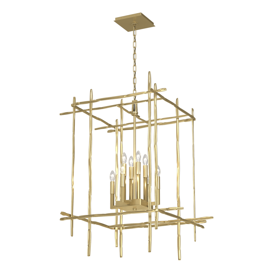 Tura 8-Light Large Chandelier - Modern Brass by Hubbardton Forge