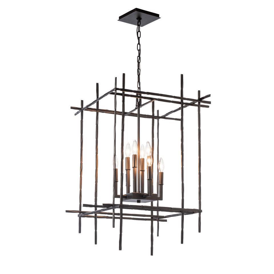 Tura 8-Light Large Chandelier - Oil Rubbed Bronze by Hubbardton Forge