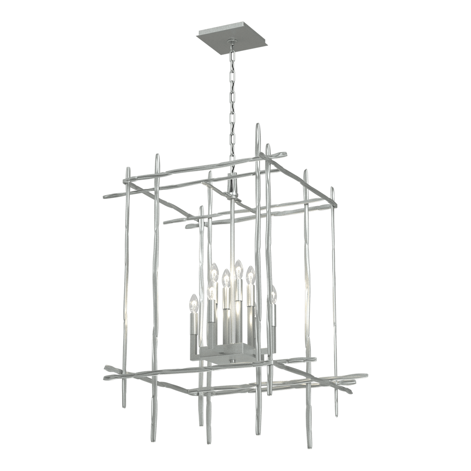 Tura 8-Light Large Chandelier - Vintage Platinum by Hubbardton Forge