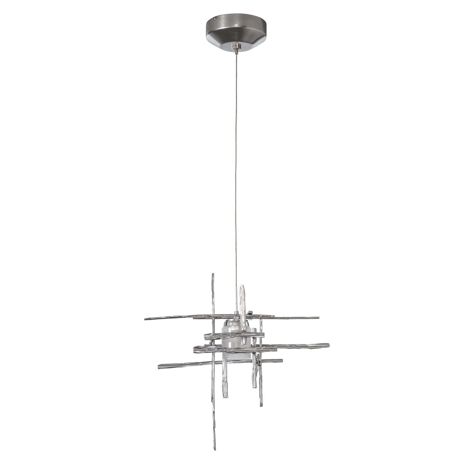 Tura Frosted Glass Low Voltage Mini Pendant - White by Hubbardton Forge