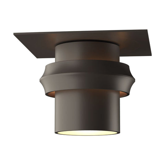 Twilight Dark Sky Friendly Outdoor Semi-Flush - Coastal Dark Smoke by Hubbardton Forge