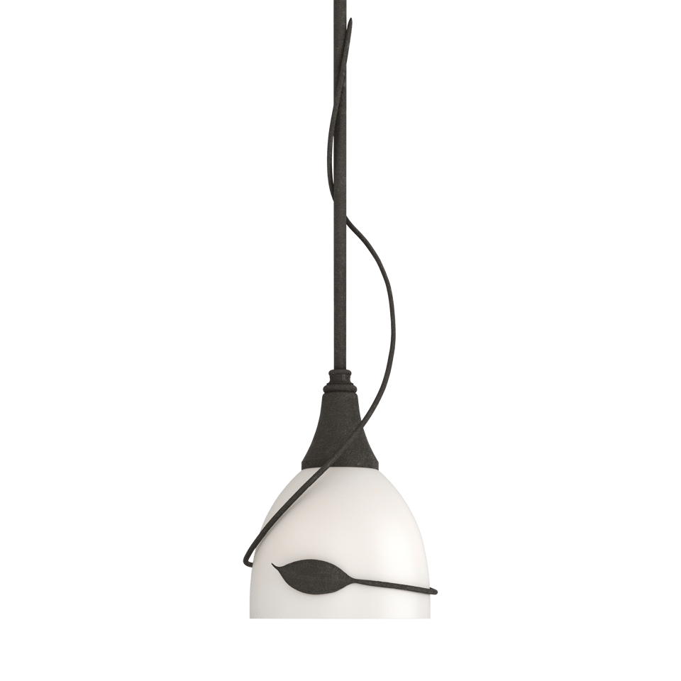 Twining Leaf Mini Pendant - Dark Smoke by Hubbardton Forge