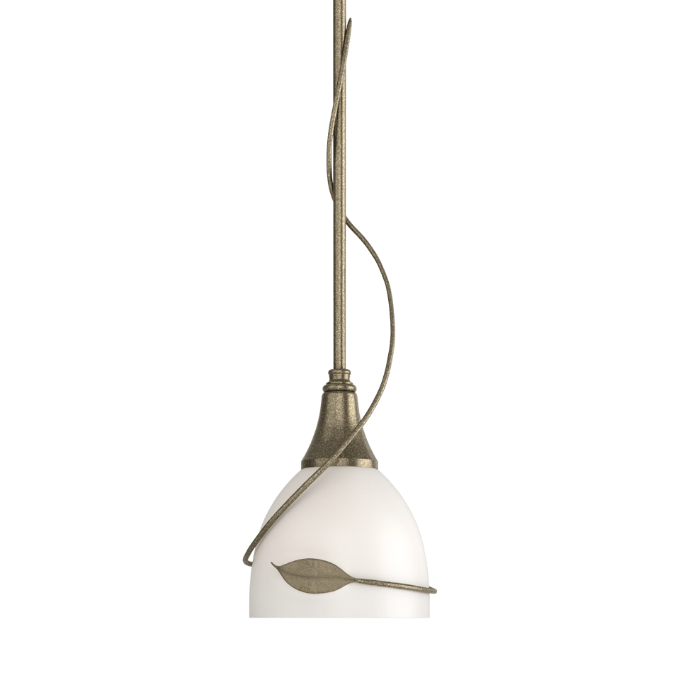 Twining Leaf Mini Pendant - Soft Gold by Hubbardton Forge