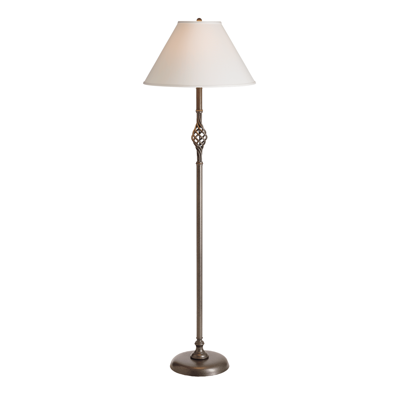 Twist Basket Floor Lamp - Natural Iron by Hubbardton Forge