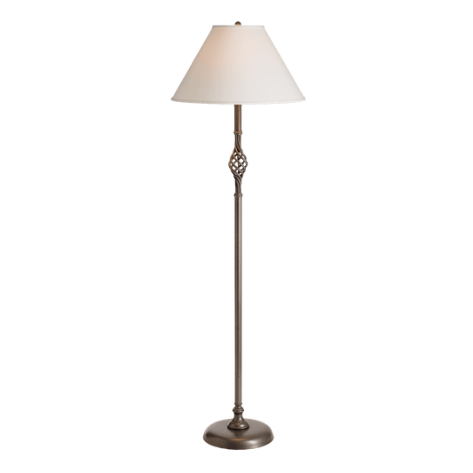 Twist Basket Floor Lamp - Natural Iron by Hubbardton Forge