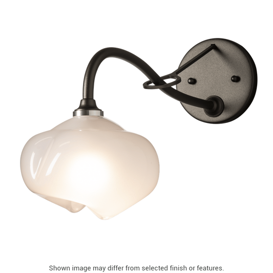 Ume 1-Light Long Arm Sconce - White by Hubbardton Forge