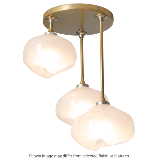 Ume 3-Light Semi-Flush - White by Hubbardton Forge