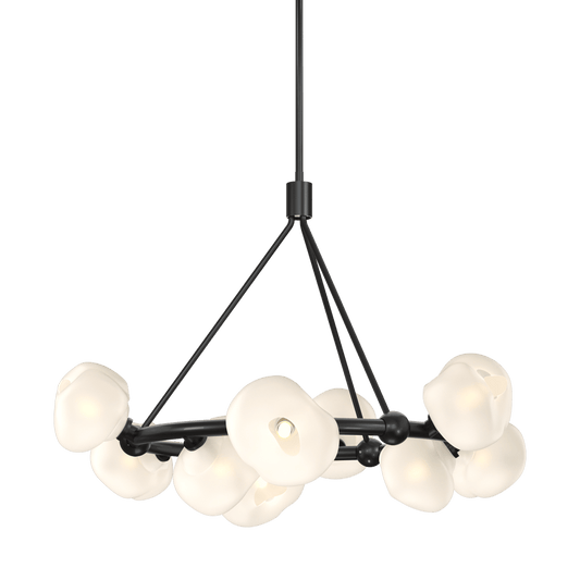 Ume 9-Light Ring Pendant - Ink by Hubbardton Forge