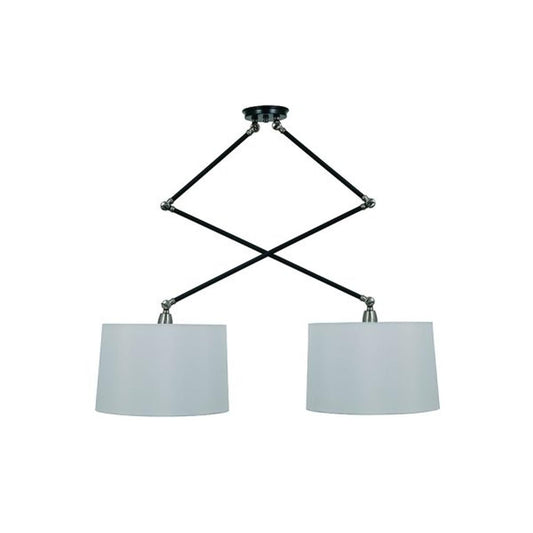 Uptown pendant - UP502-BLK/SN - Black/Satin Nickel by House of Troy