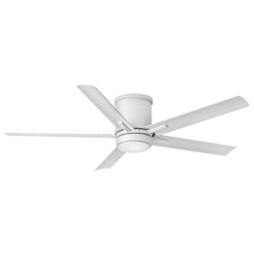 Vail Flush 52" LED Smart Fan - Matte White by Hinkley Lighting