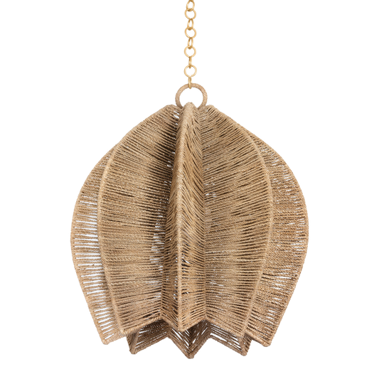 Valatie Pendant - 1-Light - Vintage Gold Leaf - Troy Lighting F3424-VGL