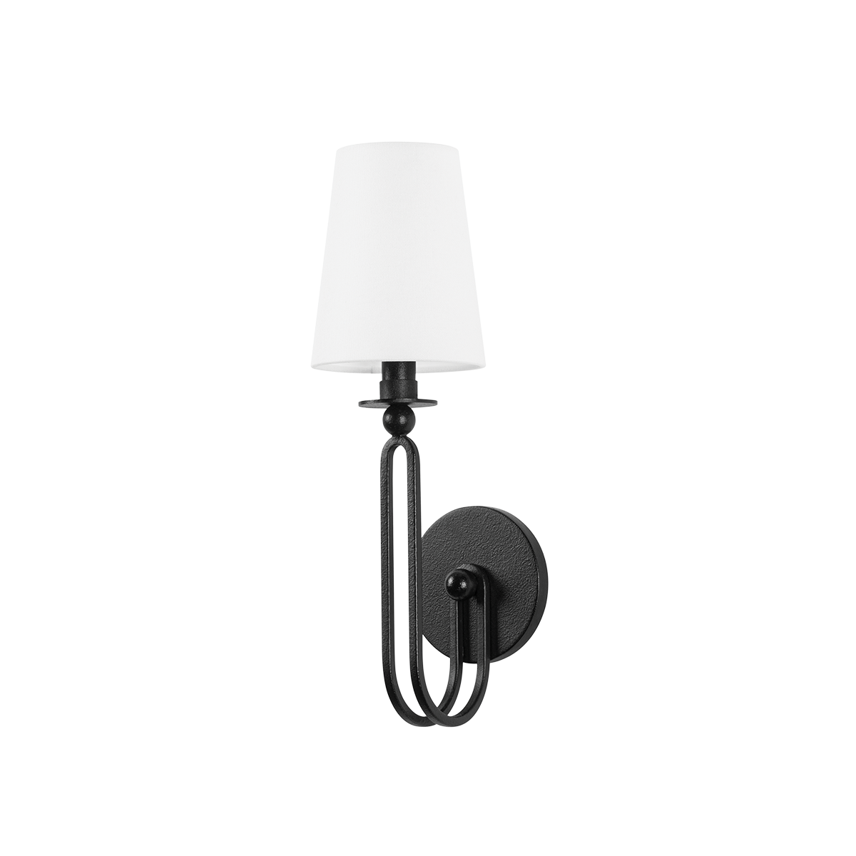Valor Wall Sconce - 1-Light - Forged Iron - Troy Lighting B1317-FOR