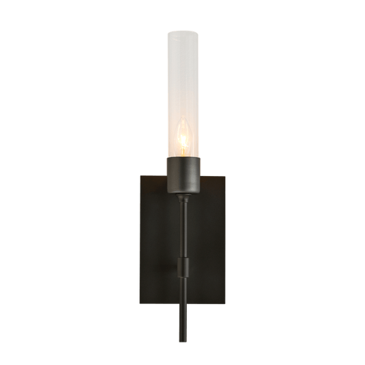 Vela Sconce - Dark Smoke - Clear Glass by Hubbardton Forge