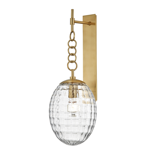 Venice Wall Sconce - Aged Brass by Hudson Valley Lighting