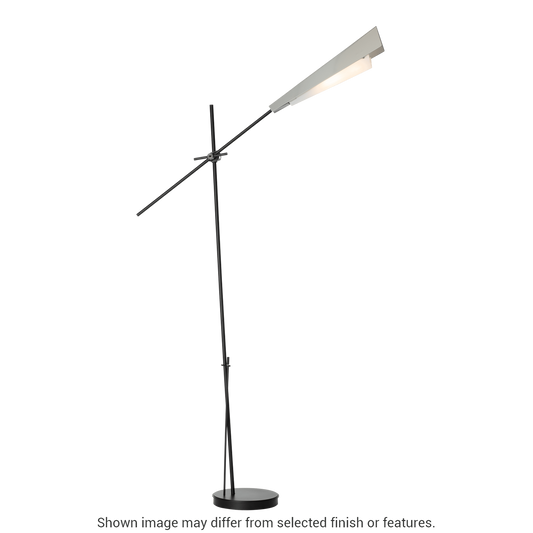 Vertex Floor Lamp - White by Hubbardton Forge